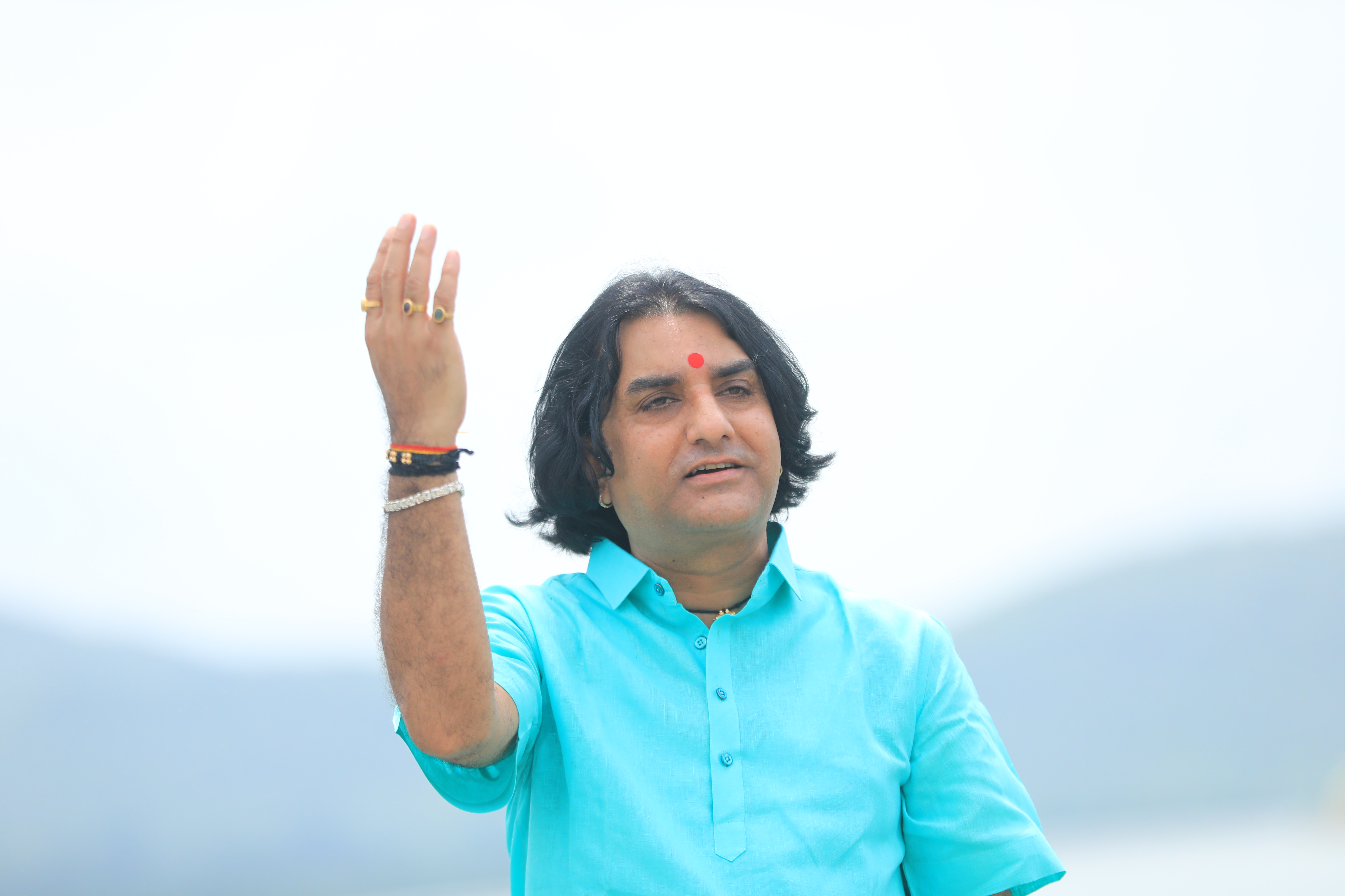 guitarist silhouette in stage lights